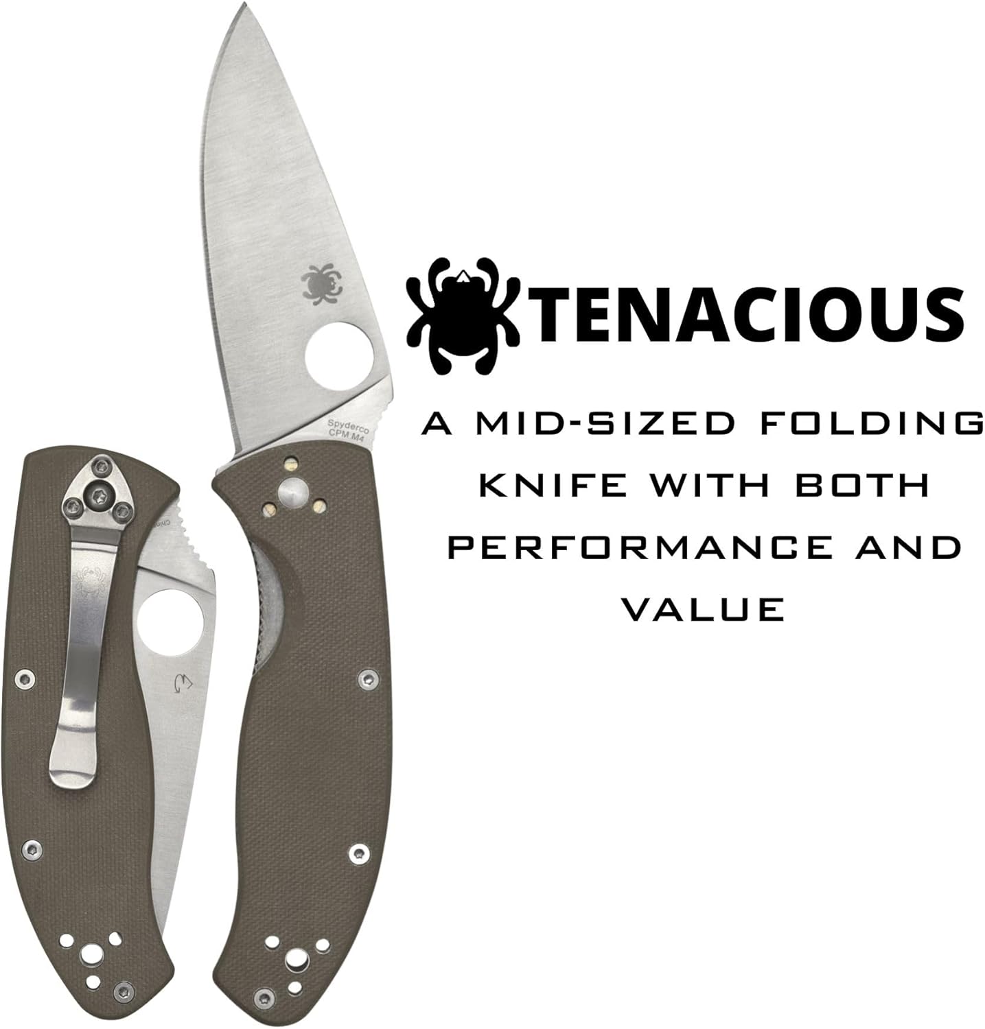 Spyderco Tenacious Folding Pocket Knife