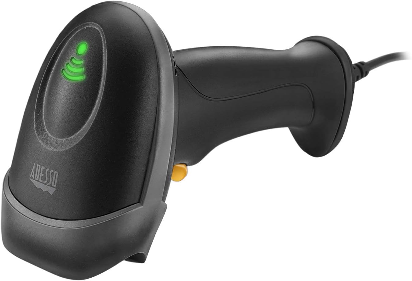 Adesso NuScan 2500TU Spill Resistant Antimicrobial 2D Barcode Scanner - Cable Connectivity - 12in Scan Distance