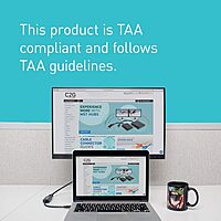 C2G Mini Display Port Adapter, Display Port to HDMI, Male to Female, White, 8 inches, Cables to Go 54314