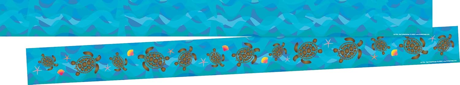 Barker Creek Double-Sided Border, Summer Fun, Trim Out Bulletin Boards and Create Colorful Displays with 105' of Designer