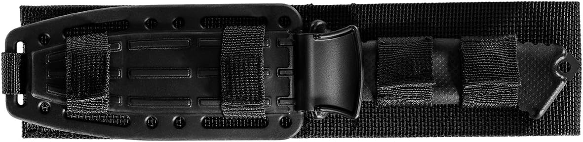 Gerber Gear Prodigy Survival Tactical Knife - Full Tang, Serrated Edge Knife - American Steel Blade - Molded Soft-Grip