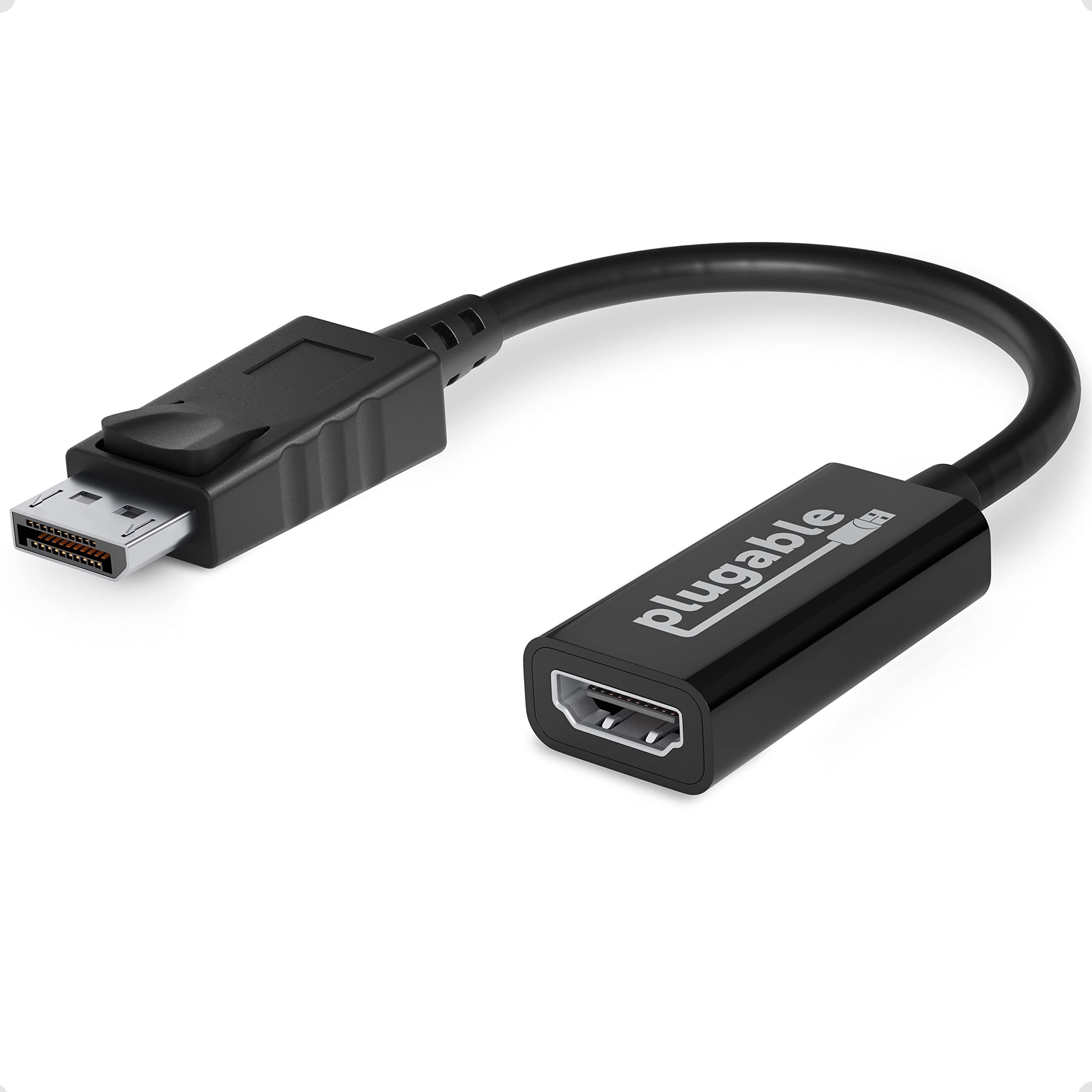 Plugable Active DisplayPort to HDMI Adapter, Uni-Directional, Driverless