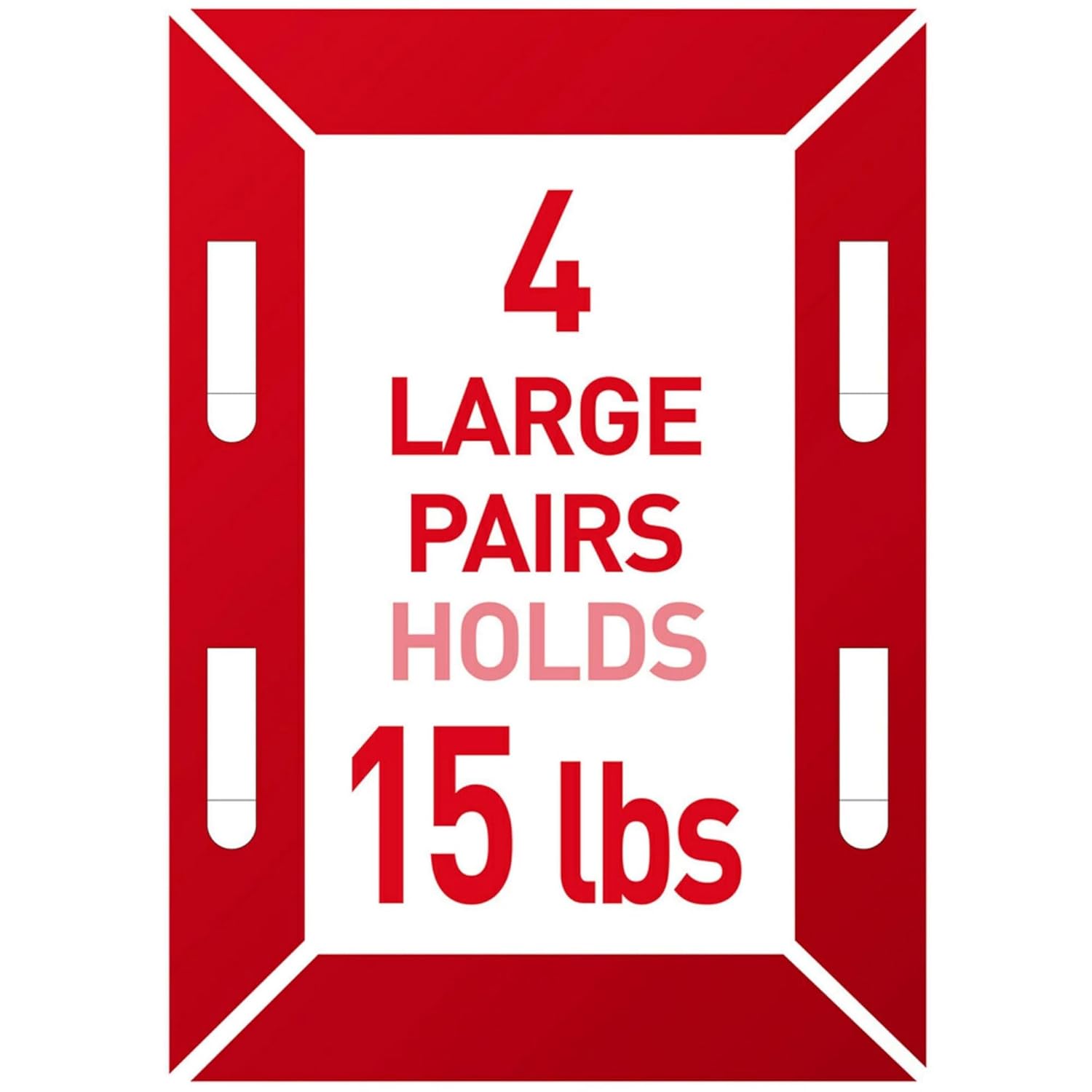 Command Large Picture Hanging Strips, 4 White Adhesive Strip Pairs (8 Strips), Damage Free Hanging Picture Hangers