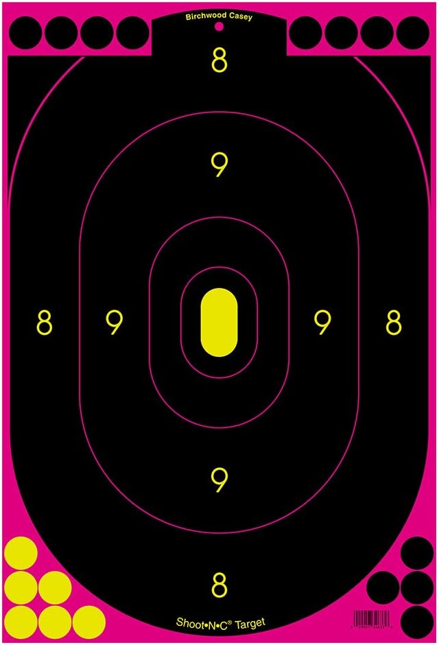 BIRCHWOOD CASEY Shoot-N-C Self-Adhesive Reactive Targets
