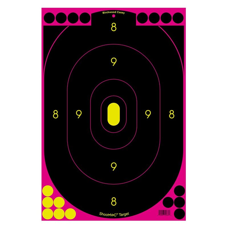 BIRCHWOOD CASEY Shoot-N-C Self-Adhesive Reactive Targets