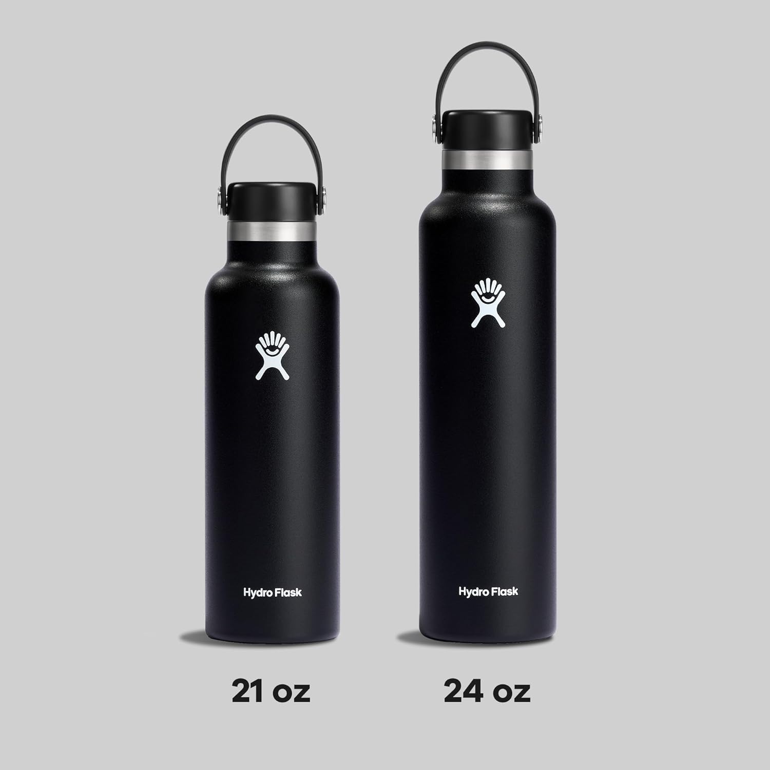 Hydro Flask Standard Mouth Insulated Stainless Steel Water Bottle with Flex Cap