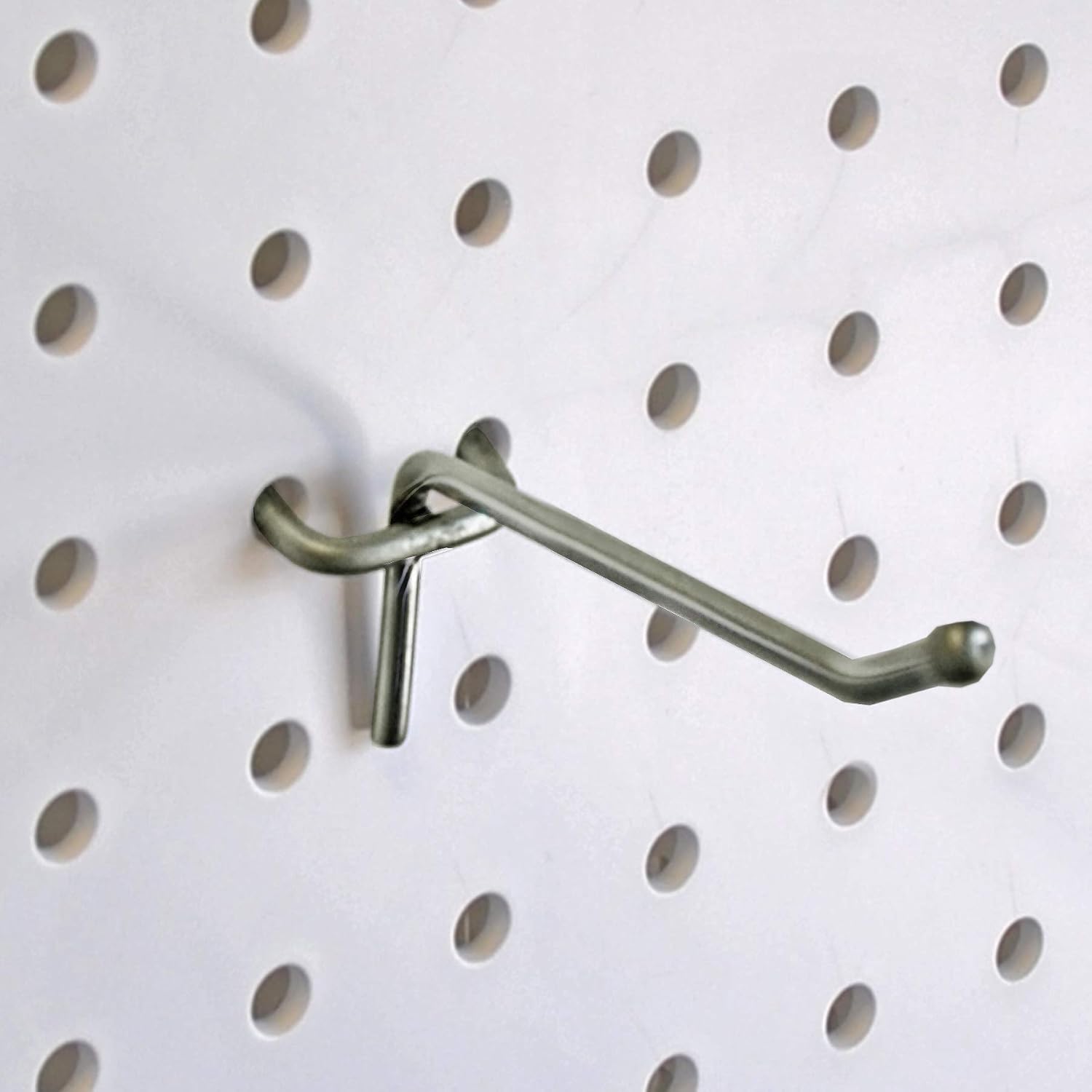 Azar Displays All-Wire Galvanized Pegboard and Slatwall Hooks, 50-Pack