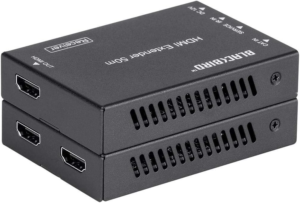 Monoprice Blackbird 4K HDMI Extender, 50m - 4K HDMI Extension to 164 Feet, HDMI 2.0, HDCP 2.2, 18Gbps