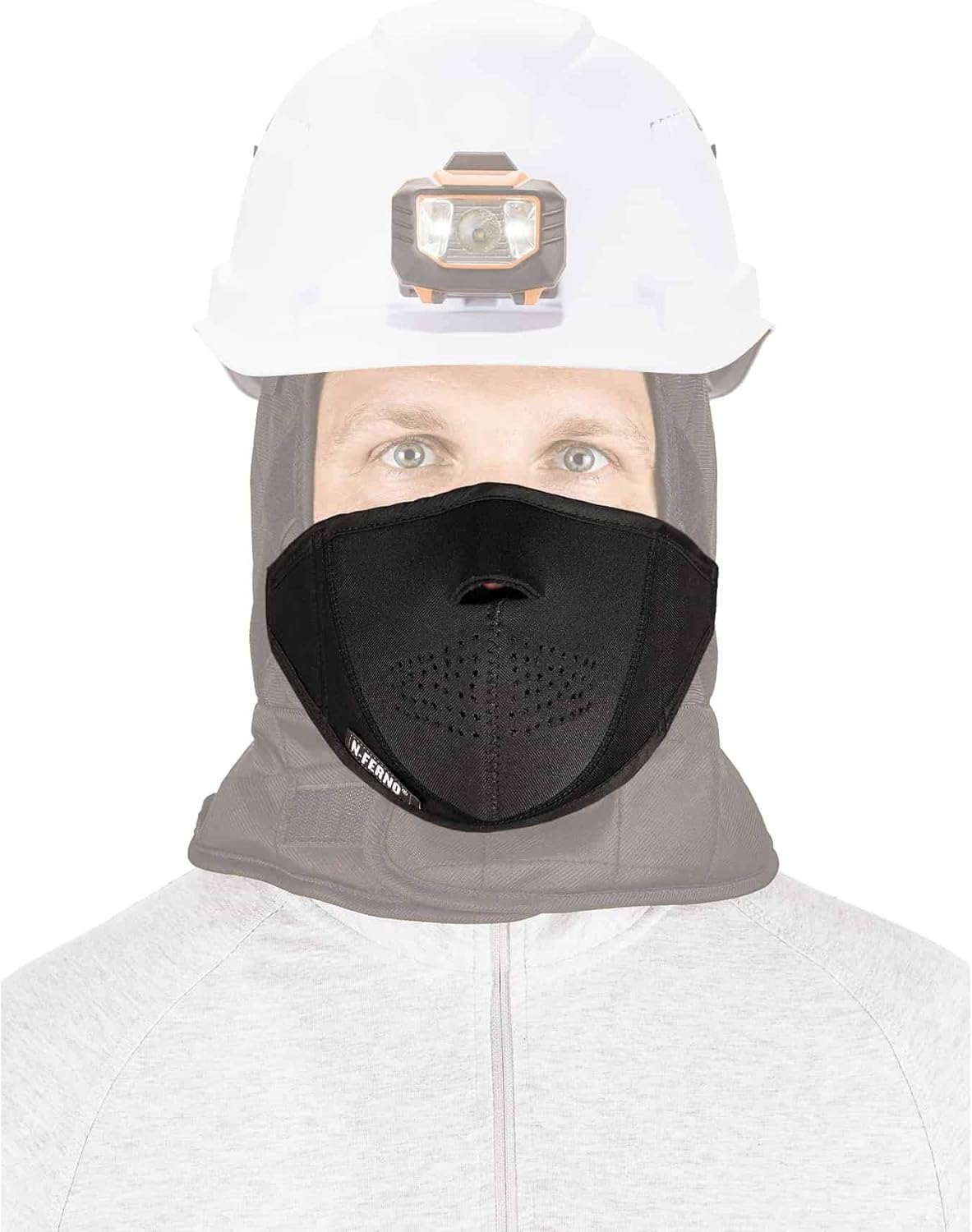 Detachable Neoprene Mouthpiece for Winter Liners, Ergodyne N-Ferno 6874,Black Mask