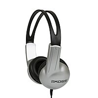 Koss UR10 On-Ear Headphones | Durable | All Ages | 3.5mm Plug Black