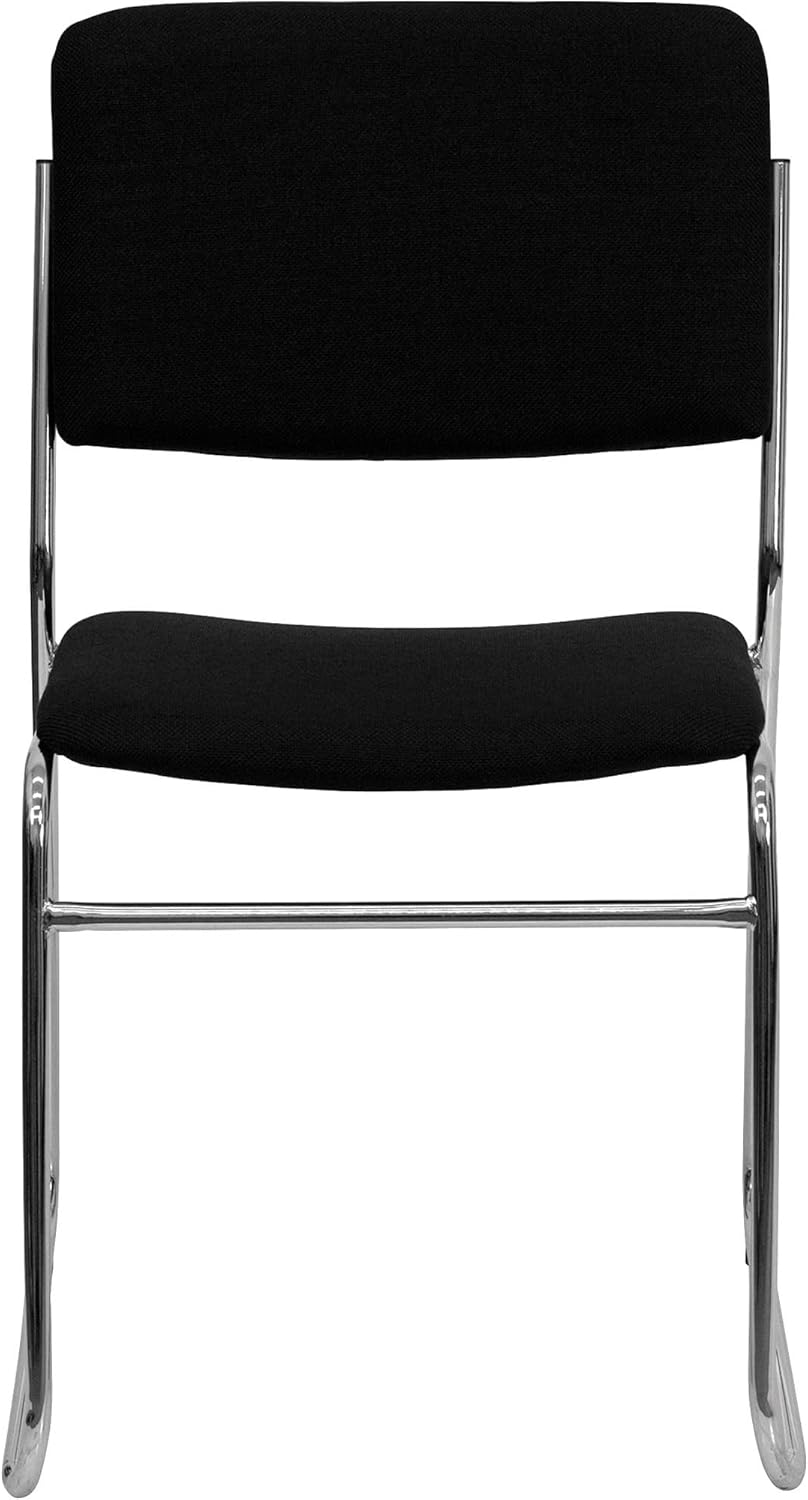 Flash Furniture HERCULES Series 500 lb Capacity High Density Stacking Chair with Sled Base