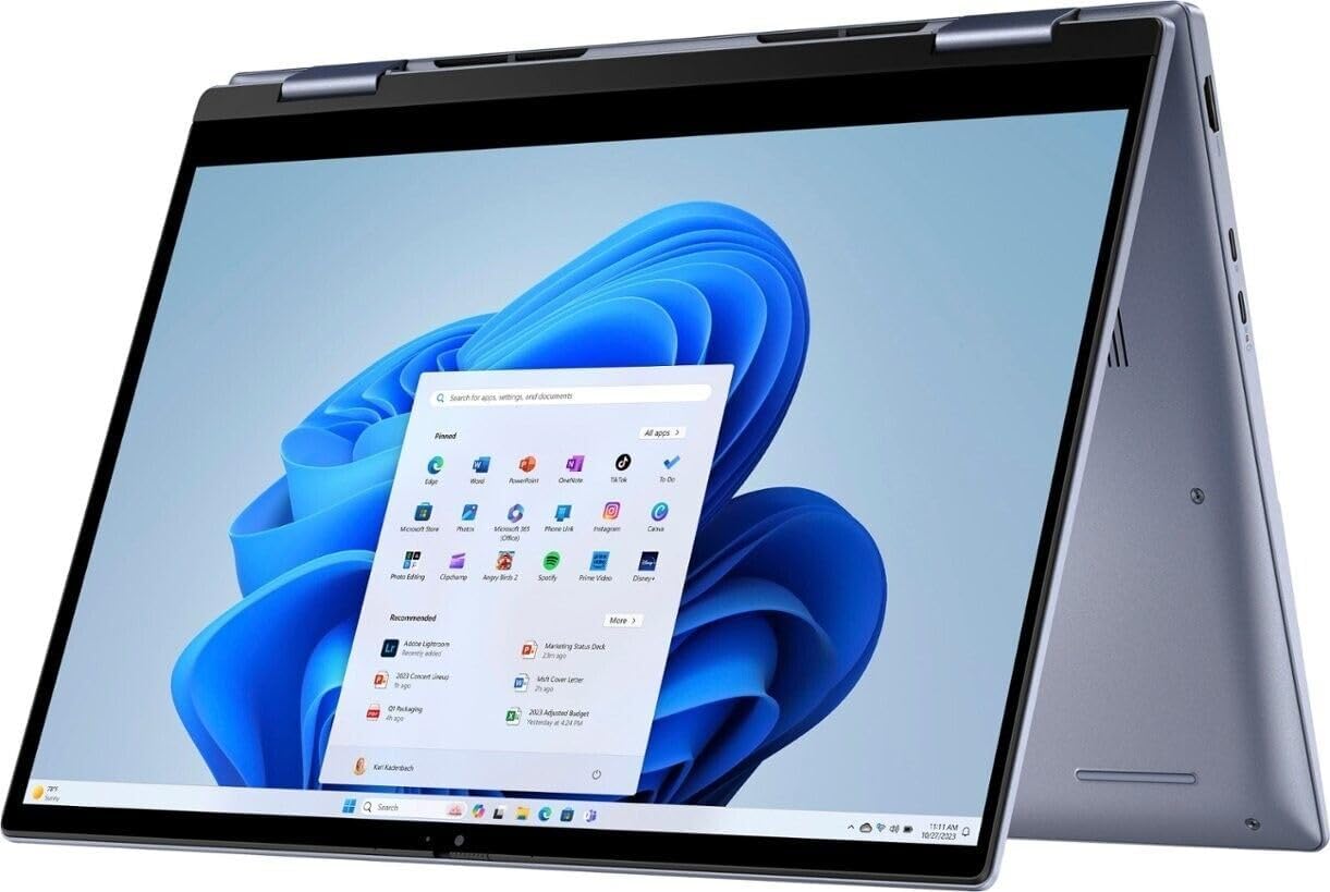 Dell 2024 Inspiron 2-in-1 Laptop, 14" WUXGA Touchscreen, Ryzen 5, 8GB, 1TB SSD