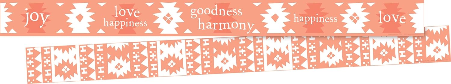 Barker Creek Double-Sided Border, Calming Sunset, School & Office Supplies, Bulletin Board Border Trim, Set of 3 Designs