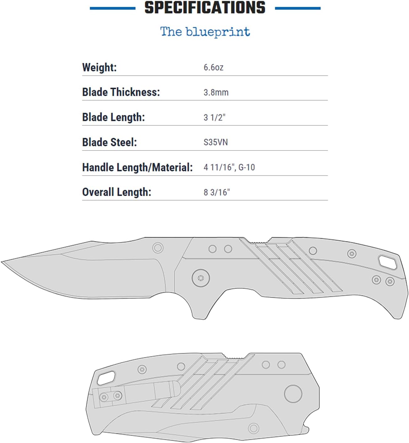 Cold Steel Engage 3.5" S35VN Steel Razor-Sharp Blade 4.7" G-10 Handle Everyday Carry Tactical Pocket Folding Knife withAtlas