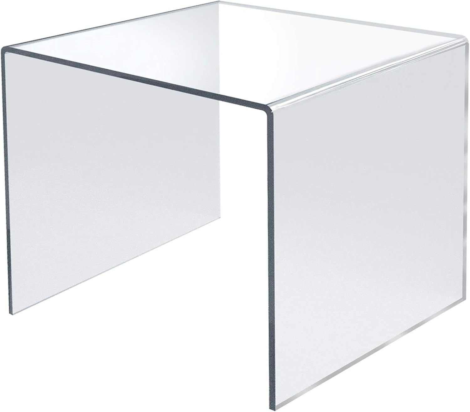 Azar Displays Clear Acrylic Riser Displays (4-Pack)