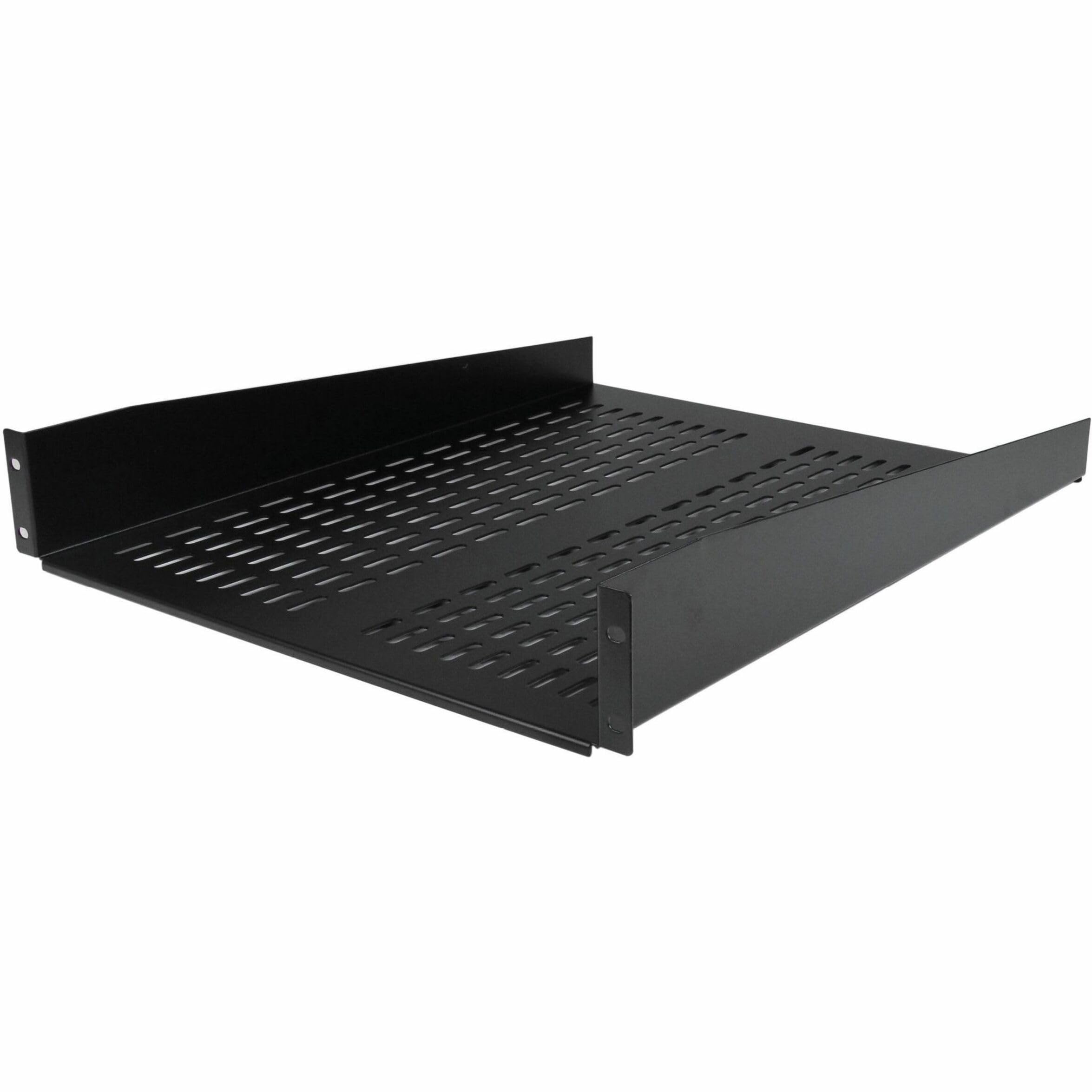 StarTech.com 2U Server Rack Shelf - Universal Vented Rack Mount Cantilever Tray for 19" Network Equipment Rack - 50LB/23KG