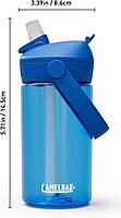 CAMELBAK Thrive Flip Straw Kids Bite Valve Water Bottle 14oz Tritan Renew