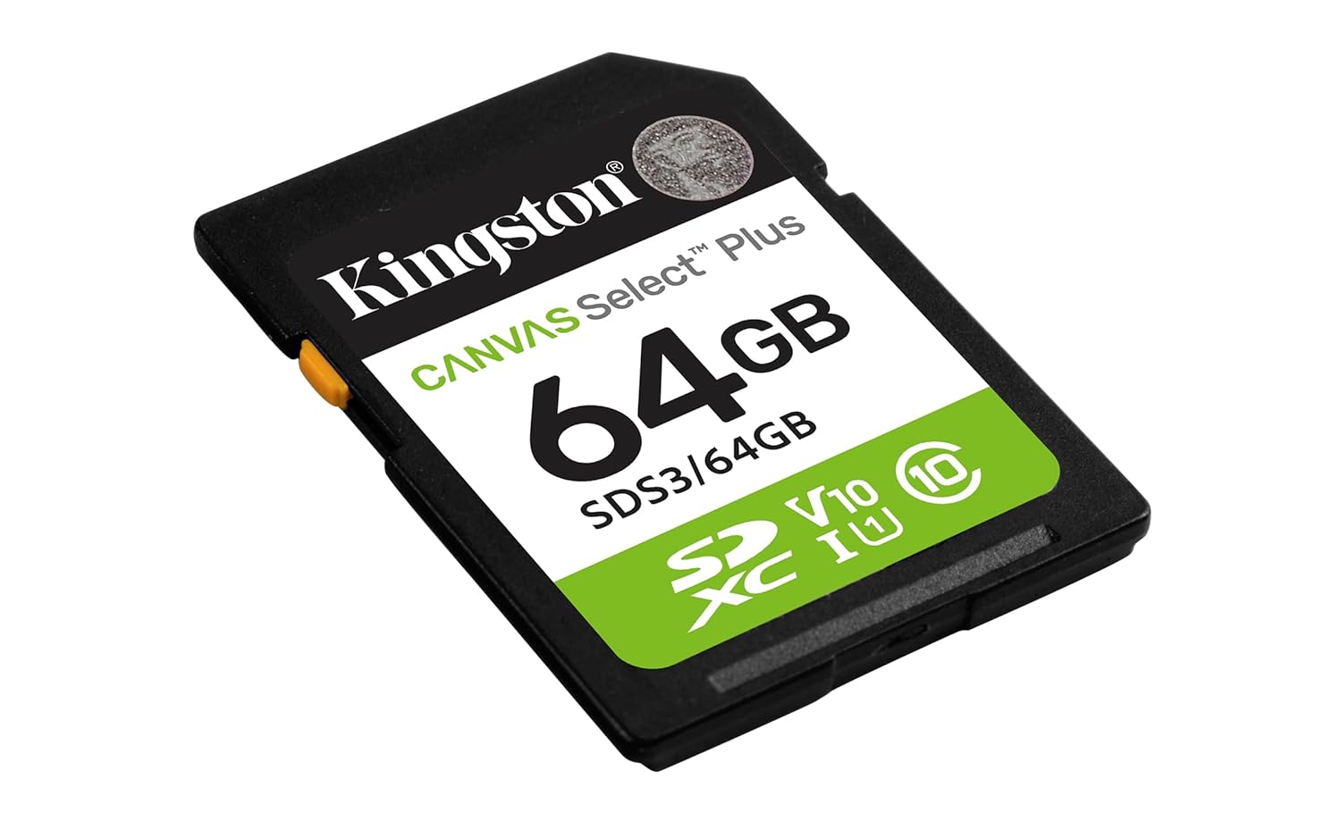 Kingston Canvas Select Plus SDXC Memory Card - Class 10 UHS-I