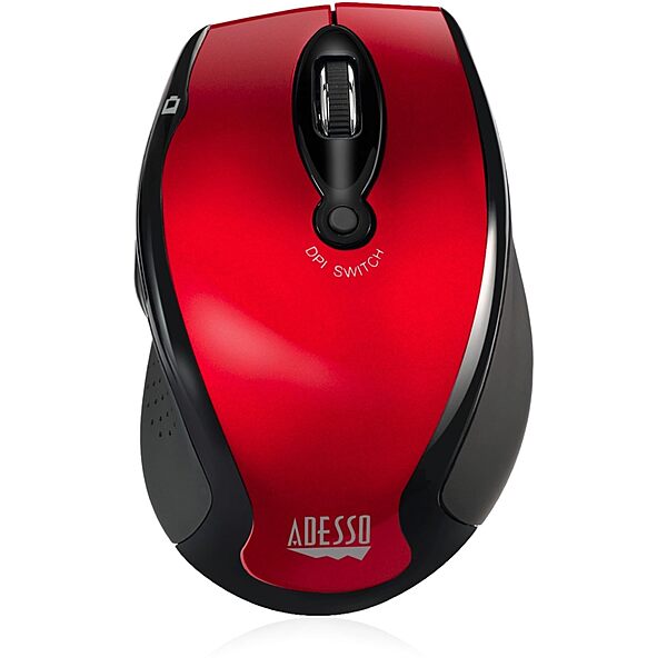 iMouse M20R – Wireless Ergonomic Optical Mouse, Red