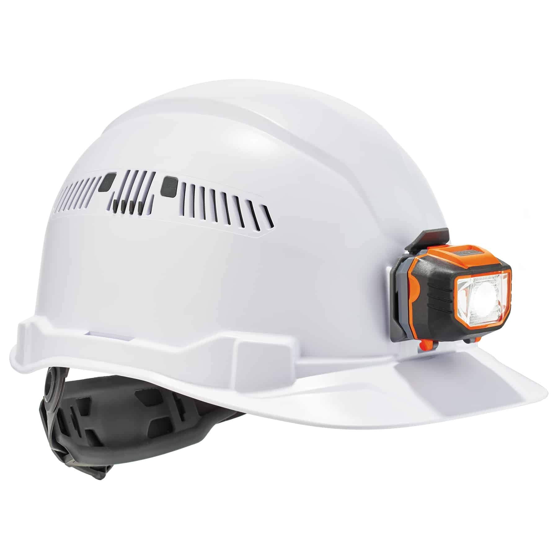 ERGODYNE Skullerz Vented Cap-Style Hard Hat, Ratchet Suspension, Class C