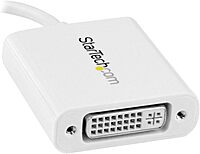 StarTech.com USB C to DVI Adapter - White - 1920x1200 - USB Type C Video Converter for Your DVI D Display/Monitor/Projector