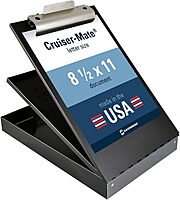 SAUNDERS Cruiser-Mate Aluminum Storage Clipboard with Dual Compartments