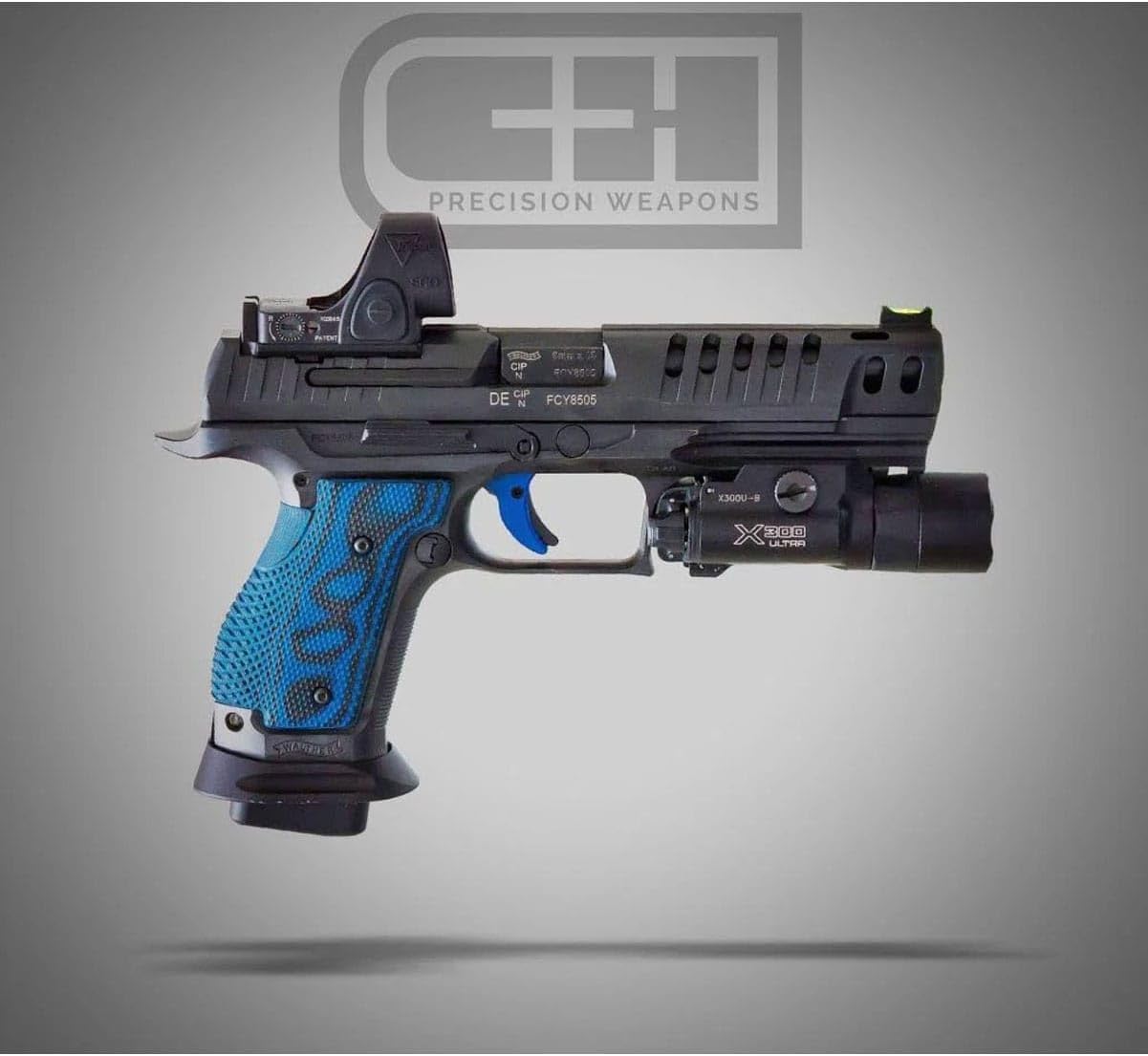 C&H Precision Optic Mounting Plate for Walther PPQ (Q4/Q5) to Trijicon RMR/SRO/Holosun