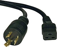 Tripp Lite Heavy-Duty Power Cord for PDU and UPS 20A, 12AWG (IEC-320-C19 to NEMA L6-20P) 10-ft.(P040-010)