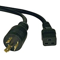 Tripp Lite Heavy-Duty Power Cord for PDU and UPS 20A, 12AWG (IEC-320-C19 to NEMA L6-20P) 10-ft.(P040-010)