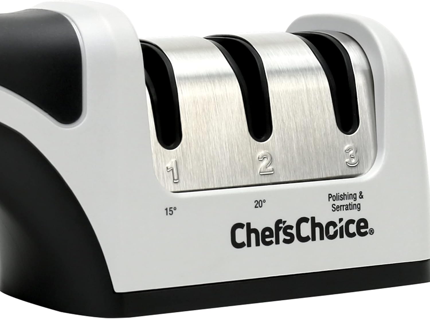 Chef’sChoice Manual Knife Sharpeners for 15- and 20-Degree Straight-Edge and Serrated Knives with Diamond Abrasives Precise