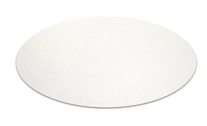 Floortex Desktex Anti-Microbial Circular Table Mats, 12in Diameter, Pack of 2, Fresh Mist