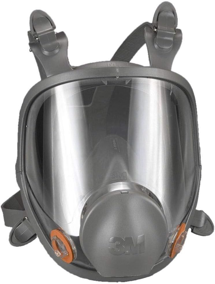 3M 6800 Full Facepiece Reusable Respirator, Medium, Gray