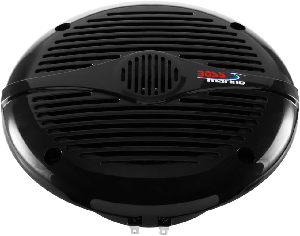 BOSS Audio Systems MR60B 200 Watt Per Pair, 6.5 Inch , Full Range, 2 Way Weatherproof Marine Speakers Sold in Pairs BLACK