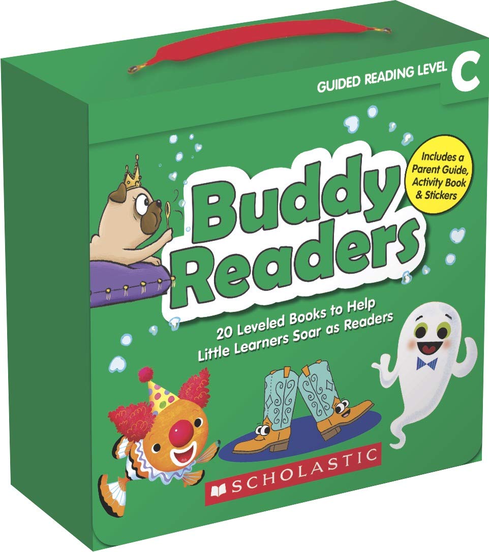 Scholastic Buddy Readers Books, Level C Reading, Pre-K To 2nd Grade, Set Of 20 Books