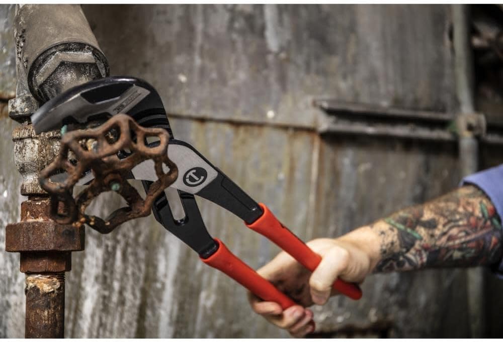 Crescent Z2 K9 V-Jaw Dipped Handle Tongue & Groove Pliers - Home Improvement, Mechanic - 12" - RTZ212V