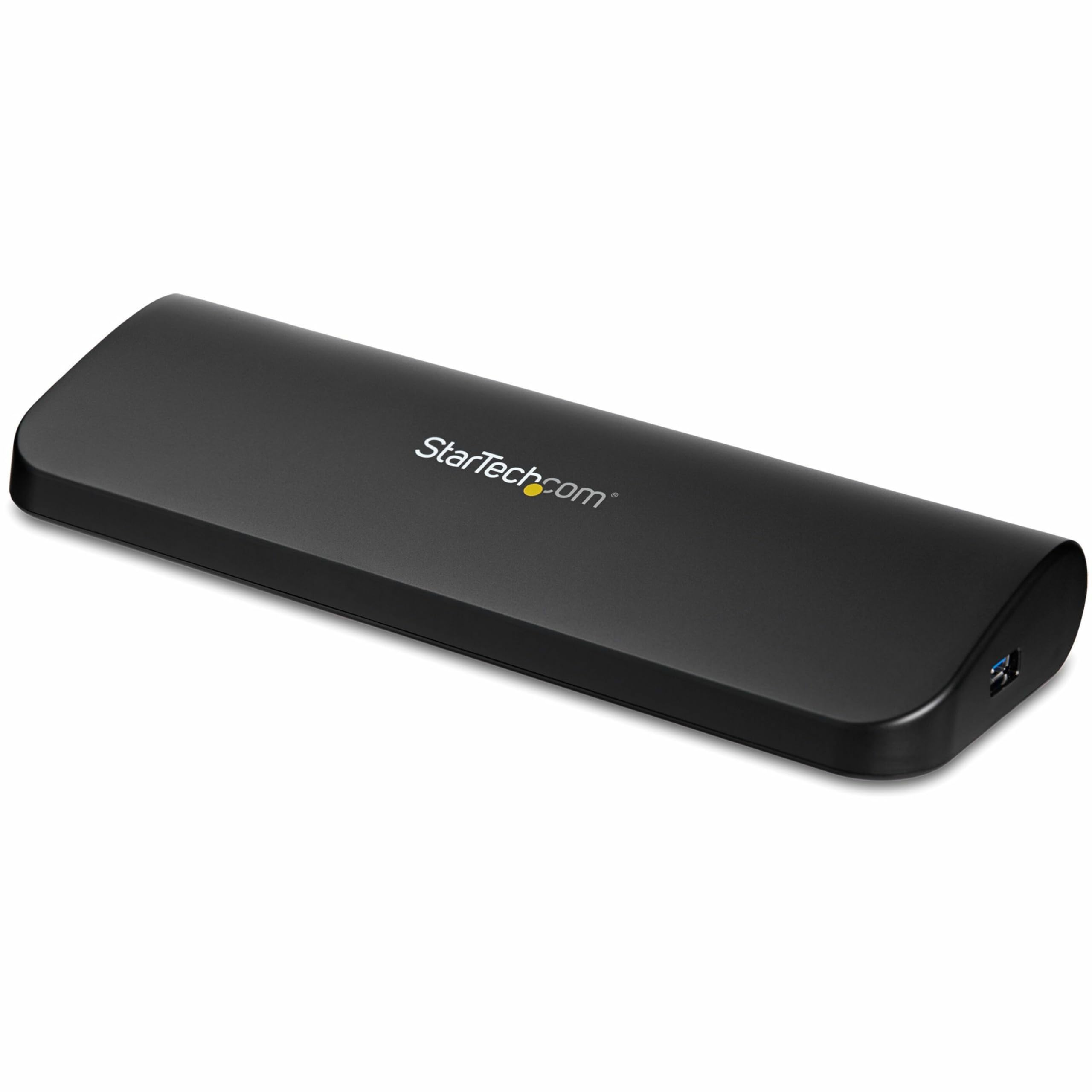 StarTech.com Dual Monitor USB 3.0 Laptop Docking Station with HDMI/DVI/VGA, 3x USB-A Hub, GbE, Audio