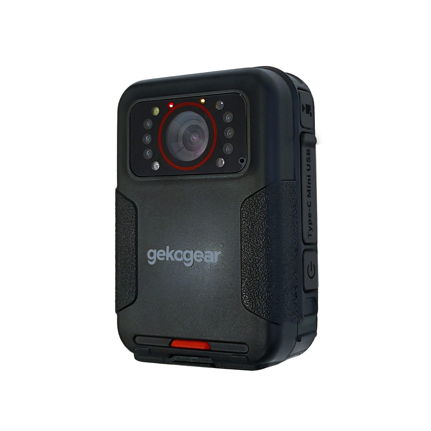 myGEKOgear Aegis 110 Body Cam 1080P Full HD 64GB Built-in Memory, Infrared Night Vision, IP65, 110° Wide-Angle Lens