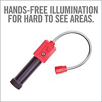 Real Avid Bore Light, Magnetic, High Intensity LED Bore Illuminator with 5” Flexible Neck for Hands Free Operation