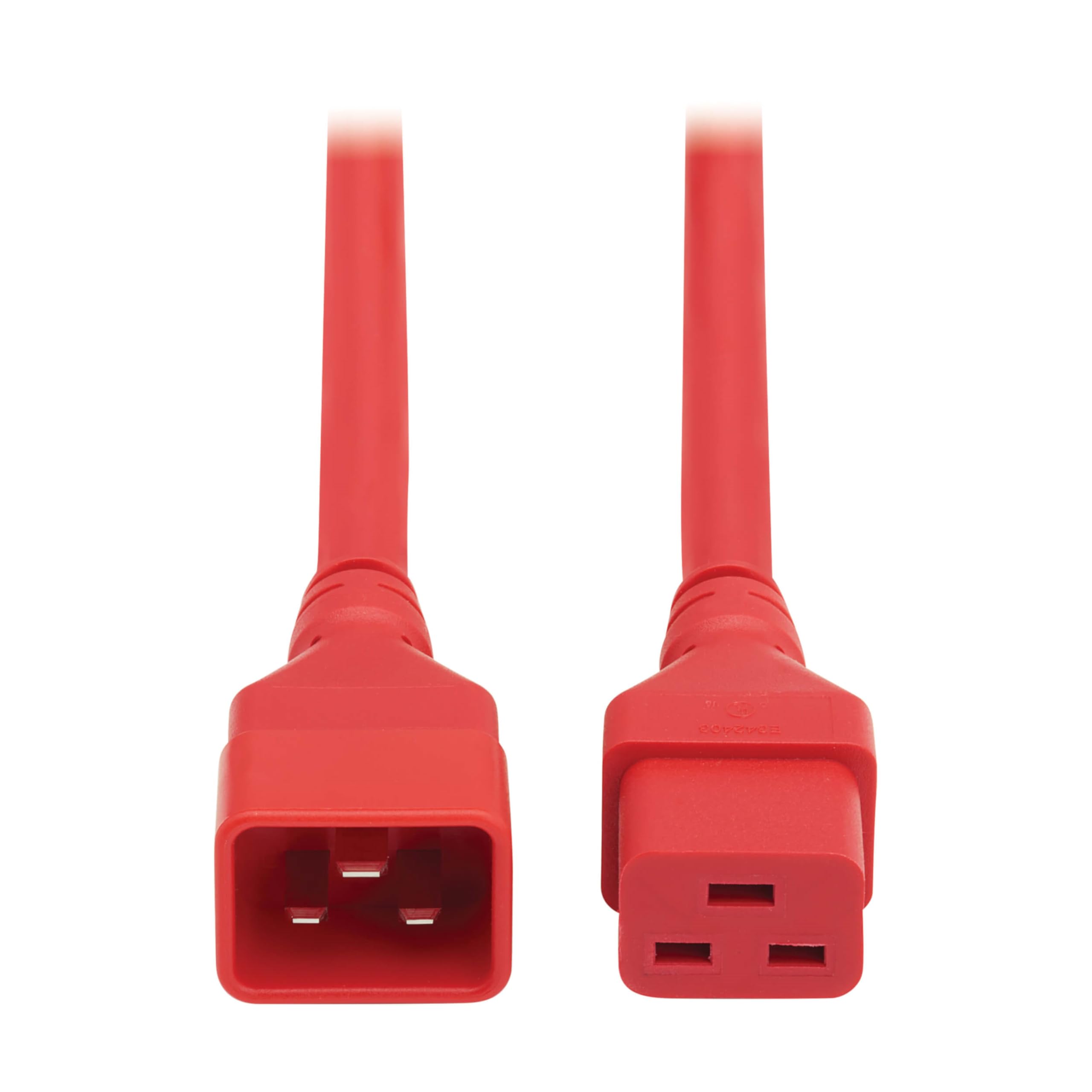 Tripp Lite C20 to C19 Power Cord Extension Cable for 250V Servers, PDUs, UPS, & IT Network Devices - 2 Feet / 0.6 Meters