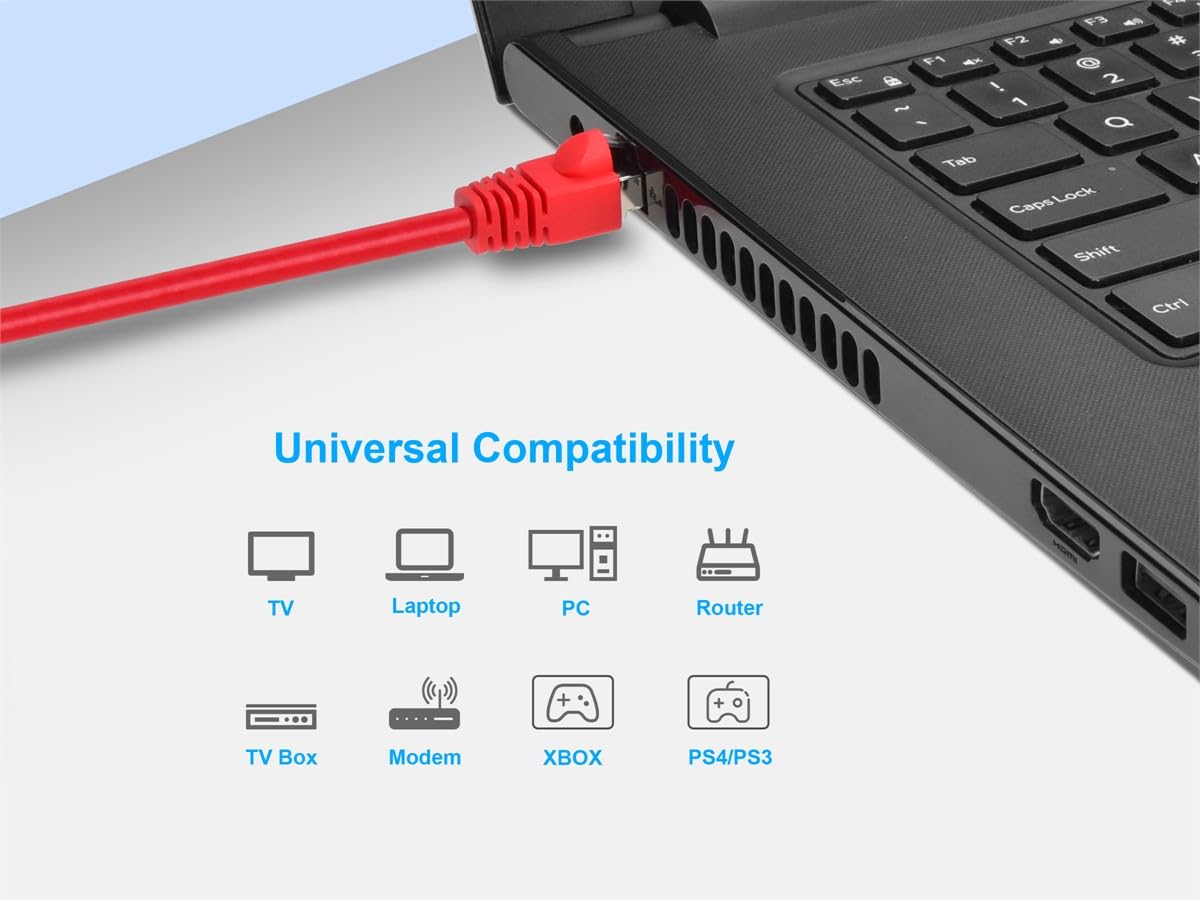 Monoprice Cat6A Shielded (S/FTP) Ethernet Patch Cable - 26AWG Pure Bare Copper Snagless RJ45 Fullboot
