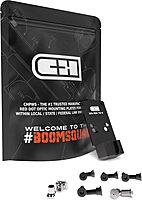 C+H Precision Optics Adapter Plate with 10-8 Rear Sight for SIG P320 Legion (X-Five/M17/M18) with Romeo 1 Pro Optic Ready Cut and Trijicon RMR/SRO, Holosun 407C/507C/508C/508T