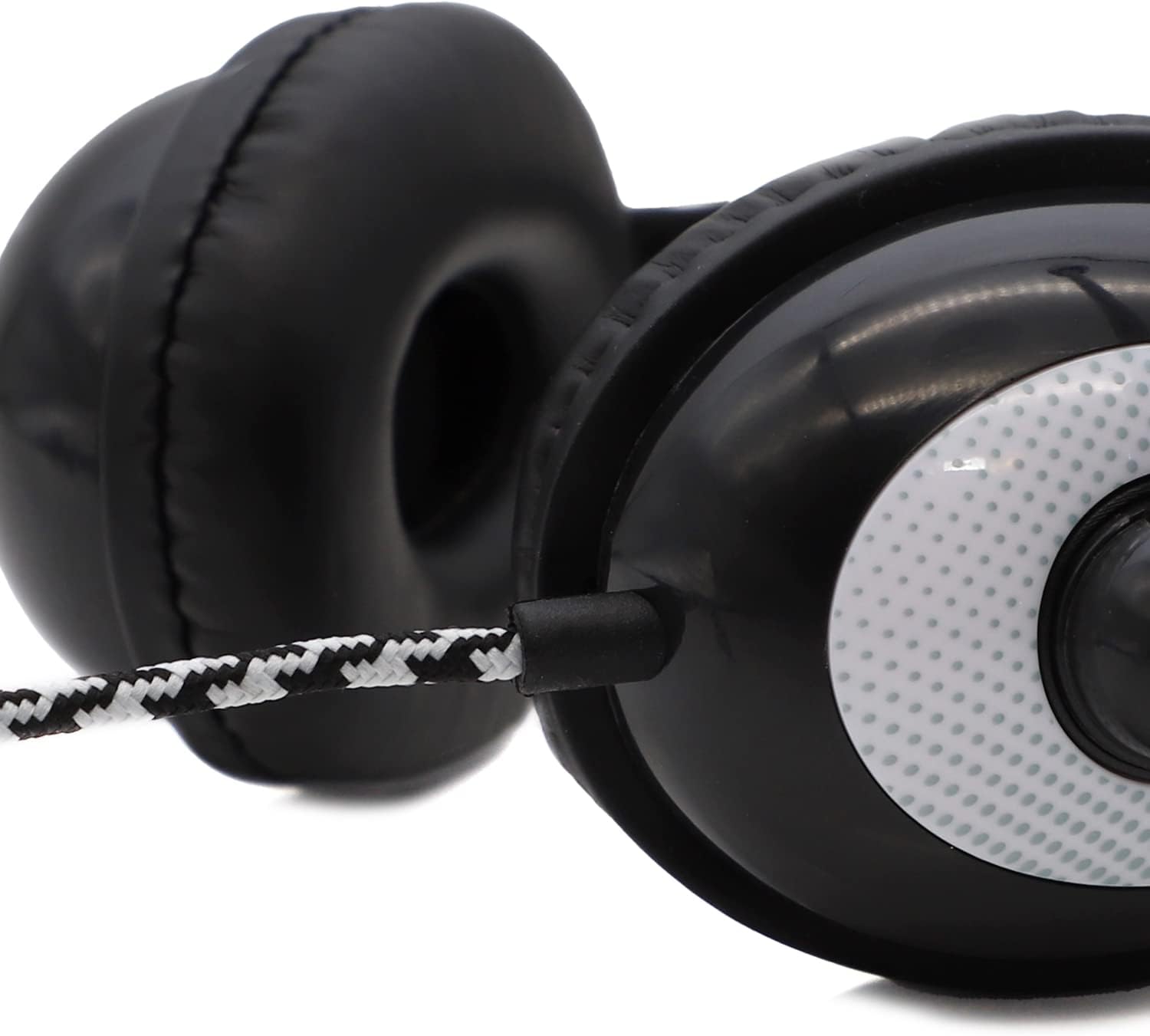 Avid AE-36 Headset in White with Adjustable Boom Microphone for School, Classroom, Education