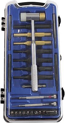 Birchwood Casey Weekender Professional Gunsmith Kit | Durable Versatile Gunsmithing Multi-Piece 27 Tool Set | Punches, Bits, Drivers & Case Included