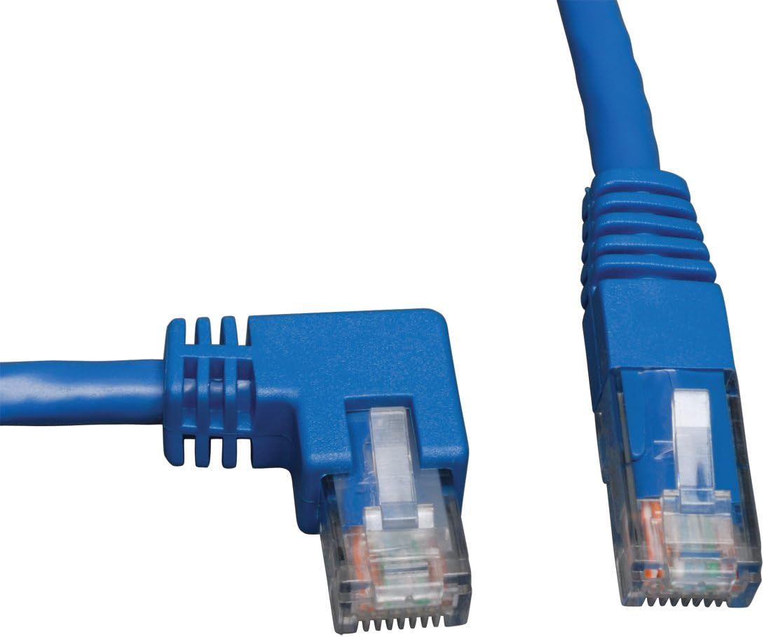 Tripp Lite Cat6 Gigabit Angled Molded RJ45 Patch Cable