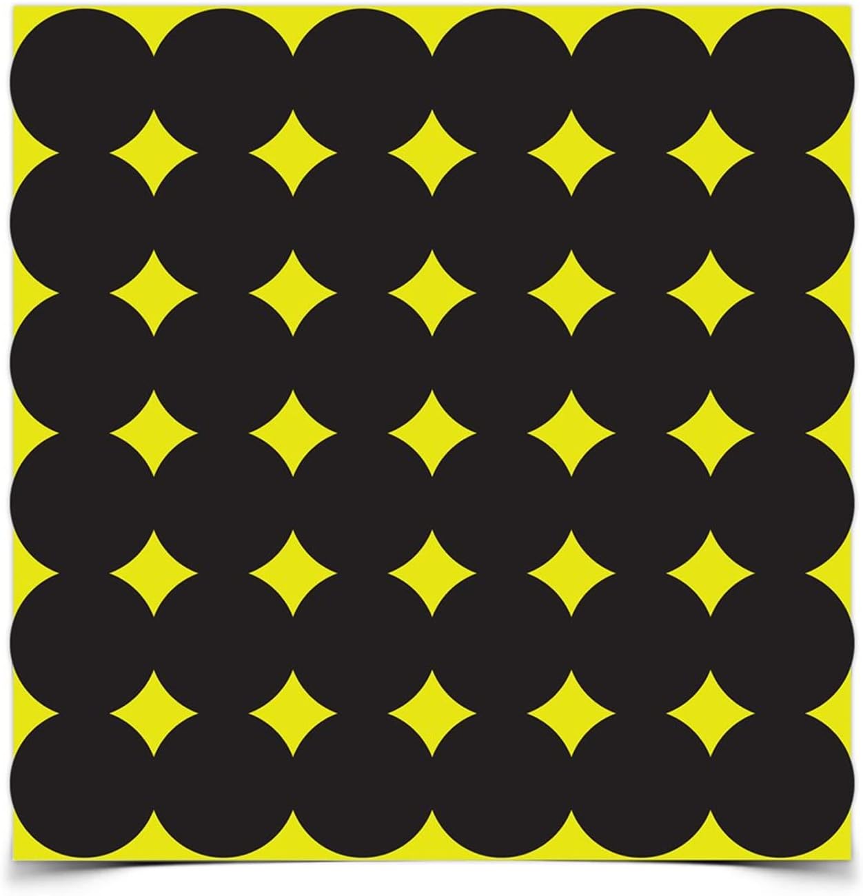 BIRCHWOOD CASEY Shoot-N-C 1" Black Repair Pasters for Shooting Targets - Highly Visible Instant Feedback Self-Adhesive