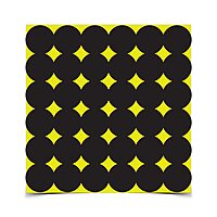 BIRCHWOOD CASEY Shoot-N-C 1" Black Repair Pasters for Shooting Targets - Highly Visible Instant Feedback Self-Adhesive Reactive Targets for Indoor & Outdoor Shooting - 432 Targets