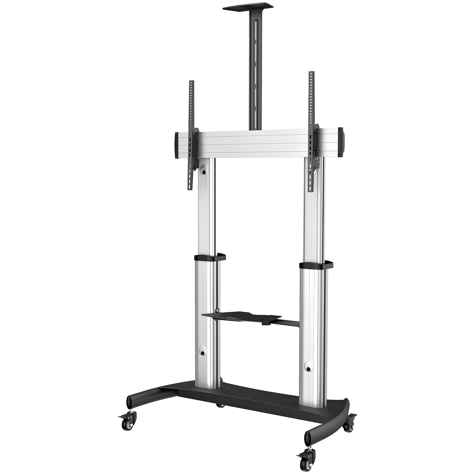 StarTech.com Mobile TV Stand - Heavy Duty TV Cart for 60-100" Display (100kg/220lb)