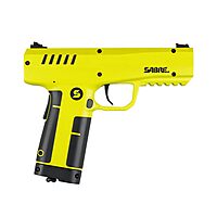 SABRE Pepper Projectile Launcher, Home Defense. Mag holds 7 .68 Caliber projectiles, Adjustable Fiber Optic Sights