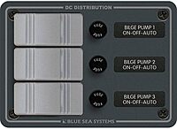 Blue Sea 8665 Contura 3 Bilge Pump Control Panel