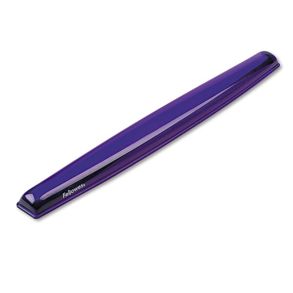 Fellowes Crystals Gel Keyboard Wrist Rest - Purple (91437)